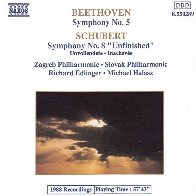 Beethoven: Symphony No. 5 / Schubert: Symphony No. 8