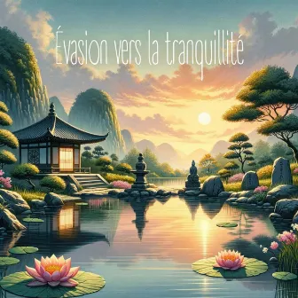 Évasion vers la tranquillité: Jardin zen pour les nuits blanches by Unknown Artist