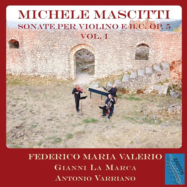 Michele Mascitti: Sonate per Violino e basso continuo, Op. 5 (Vol. 1)