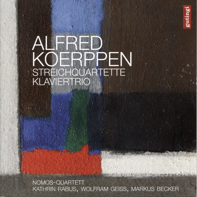 Erstes Streichquartett: III. Allegro agitato