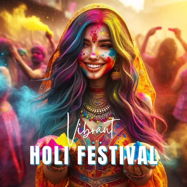 Vibrant Holi Festival: Colorful Journey, Joyful Atmosphere, Sacred Moments