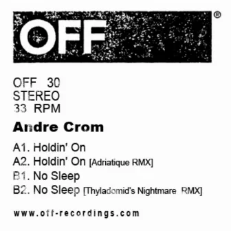 Holdin' On EP by Andre Crom