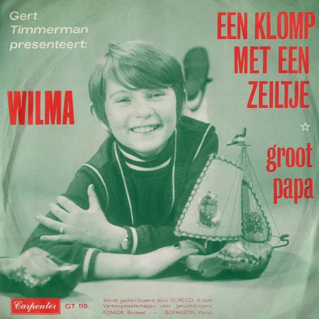 Een Klomp Met Een Zeiltje