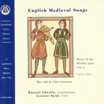 English Medieval Songs by Russell Oberlin