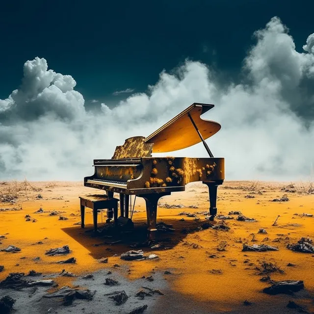 Harmonious Piano Oceanic Echoes