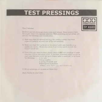 Testpressing#003 by Demdike Stare