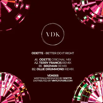 Better Do It Right by Odette