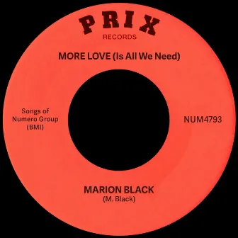 More Love Is All We Need by Marion Black