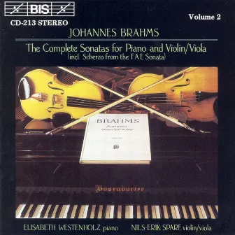 Brahms: Complete Violin/Viola Sonatas, Vol. 2 by Elisabeth Westenholz