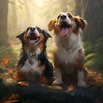 Rainfall Happy Bark: Dog Rain Rhapsody by Relaxmydog