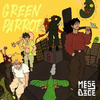 Green Parrot by Mess & dice