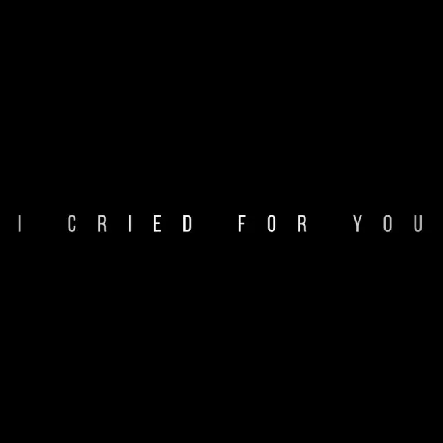 I Cried for You