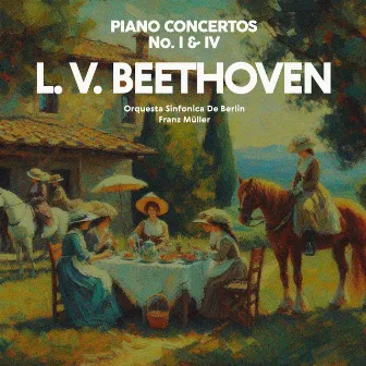 Beethoven: Piano Concertos No. 1 & 4 by Franz Müller