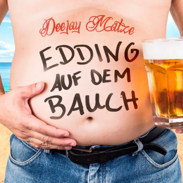 Edding auf dem Bauch