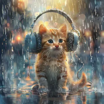 Feline Rain: Soothing Music for Cats by Dropletecal