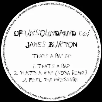 Thats a Rap EP by James Burton