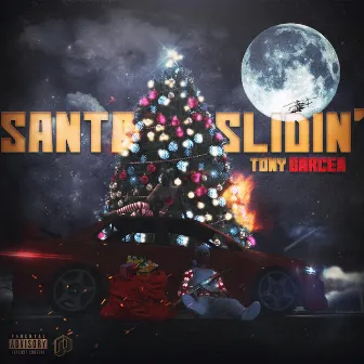 Santa Slidin by Tony Garcea