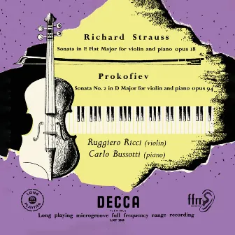 R. Strauss: Violin Sonata; Prokofiev: Violin Sonata No. 2 (Ruggiero Ricci: Complete Decca Recordings, Vol. 14) by Carlo Bussotti