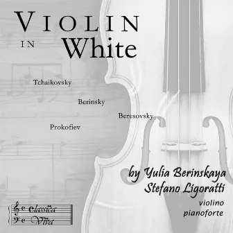 Violin in White by Stefano Ligoratti