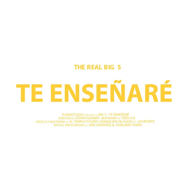 Te enseñaré