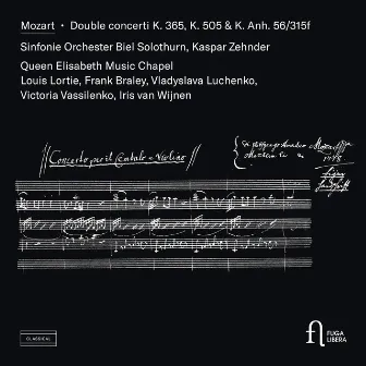 Mozart: Double concerti K. 365, K. 505 & K. Anh. 56/315f by Kaspar Zehnder