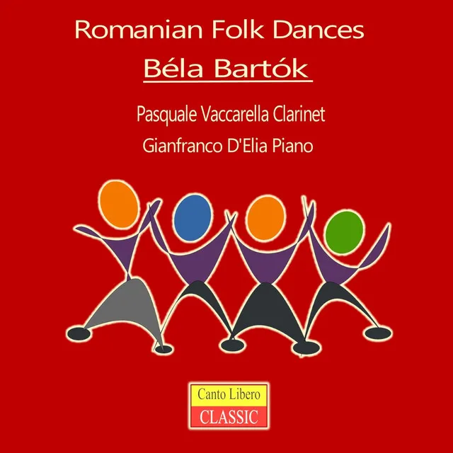 Romanian Folk Dances, BB 68, Sz. 56 "No. 2 Sash Dance" - Clarinet and Piano