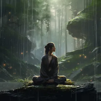 Himno De Meditación De La Gota De Lluvia: Cadencia Zen De La Gota De Lluvia by Sonidos de lluvia agradables