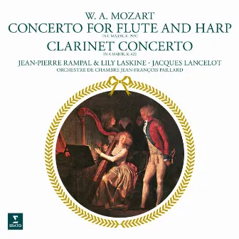 Mozart: Concerto for Flute and Harp & Clarinet Concerto by Lily Laskine