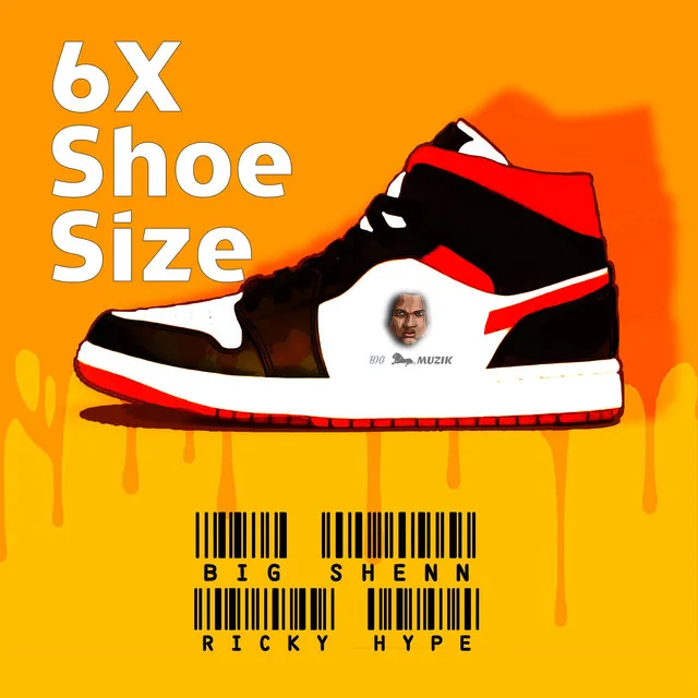 6x Shoe Size