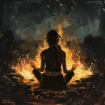 Cadencia Del Fuego Binaural: Armonía De Meditación by Jardín del sonido