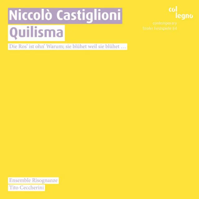 Niccolò Castiglioni: Quilisma