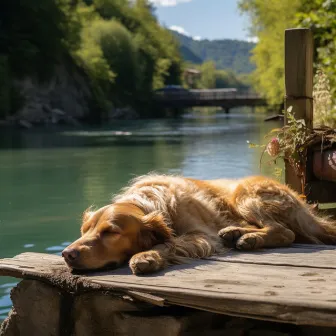 Ondas Theta Del Río Para La Calma De La Mascota by Cascada Luna