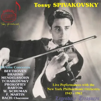 Tossy Spivakovsky Live: 8 Violin Concertos by Amerigo Marino