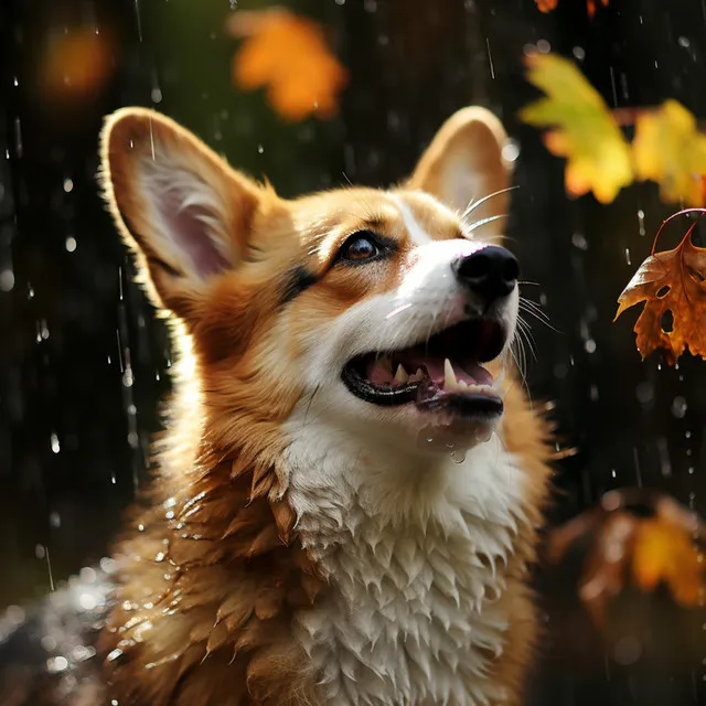 Aullidos Armoniosos Bajo La Lluvia: Música Para Aliviar El Estrés En Perros