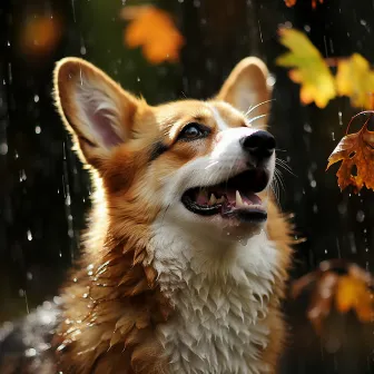 Aullidos Armoniosos Bajo La Lluvia: Música Para Aliviar El Estrés En Perros by Ruidos calmantes