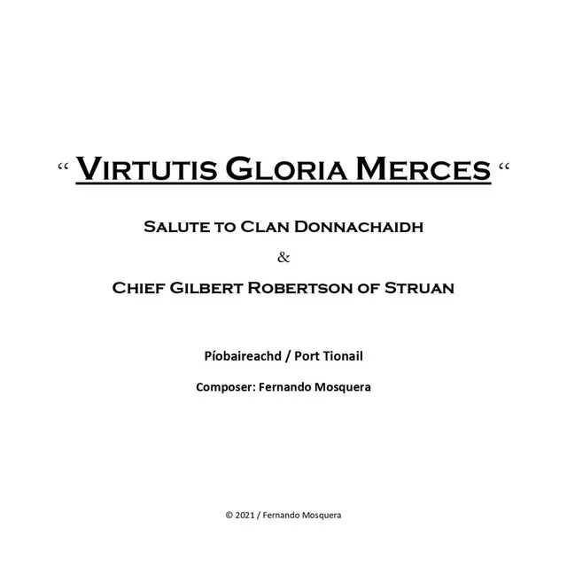 Virtutis Gloria Merces (Píobaireachd)