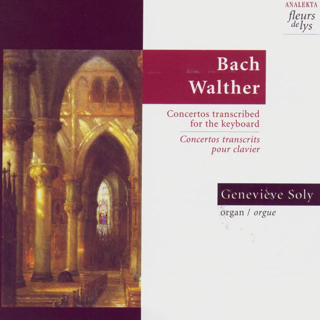 Bach & Walther Organ Transcriptions for Keyboard