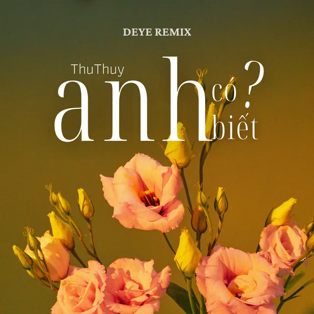 Anh Có Biết - Deye Remix