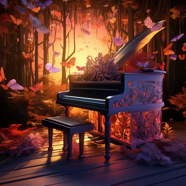 Piano Serenity in Dawn