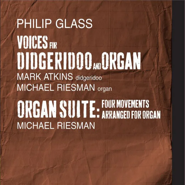 Voices for Didgeridoo and Organ