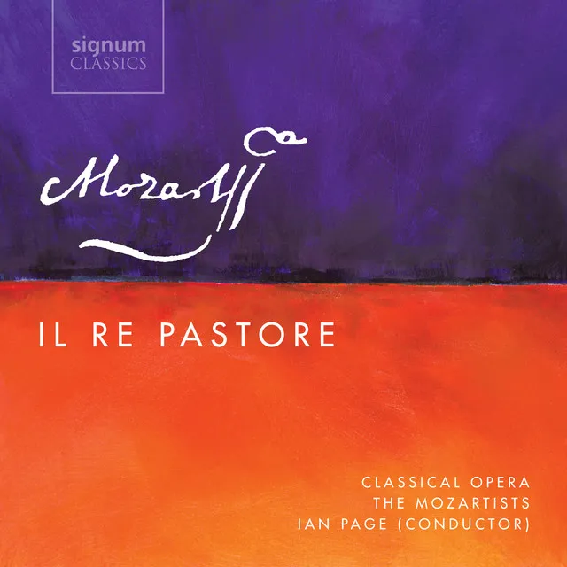 Il Re Pastore, K. 208, Act I Scene 2: No. 3, "Aer tranquillo e dì sereni" (Aria)