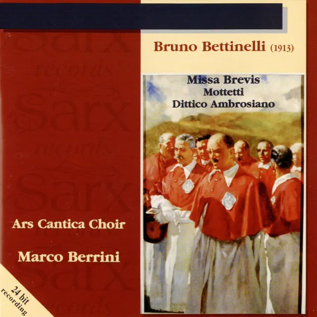 Missa Brevis, per coro a 4 voci miste: Sanctus