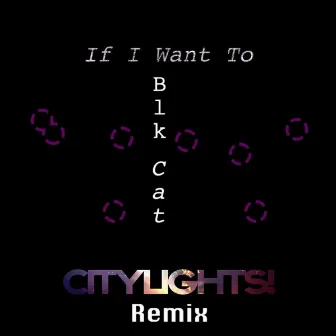 If I Want To (City Lights! Remix) by Blk Cat