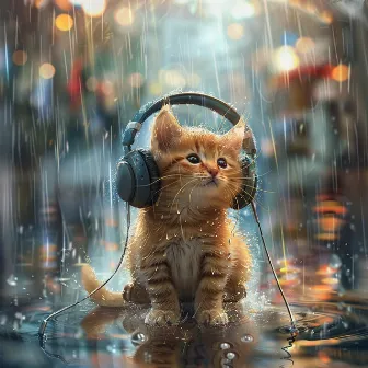 Rain Whiskers: Melodic Cat Serenity by Rain Sleepings Sounds