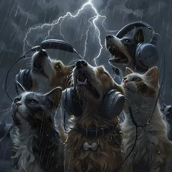 Pets in the Thunder: Calming Music Sounds by Pet Music Artists