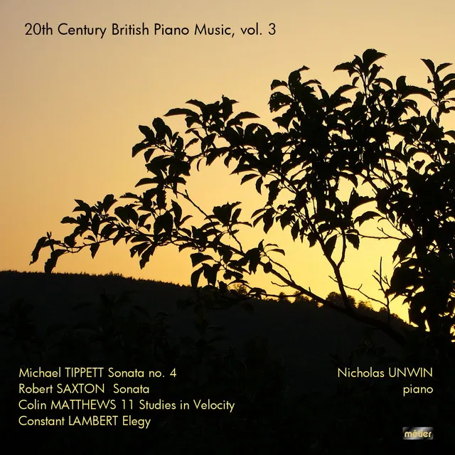 Unwin, N.: 20th Century British Piano Music, vol. 3