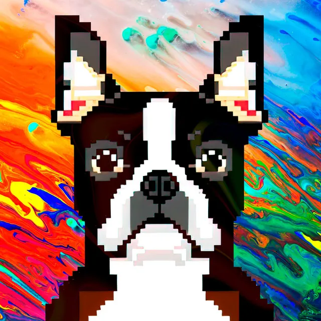 Pixel Crypto Dog