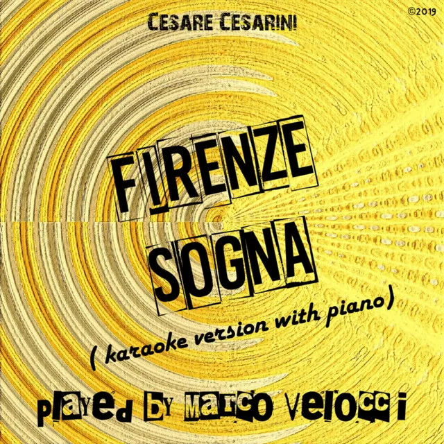 Firenze sogna - Karaoke Version with Piano in F Major