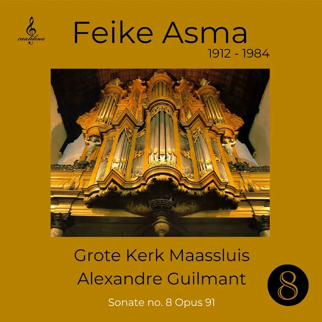 Feike Asma speelt op het orgel van de grote kerk Maassluis, Alexandre Guilmant; Sonate No. 8