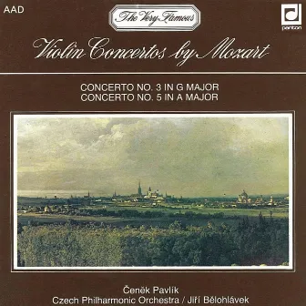 Mozart: Violin Concertos by Čeněk Pavlík